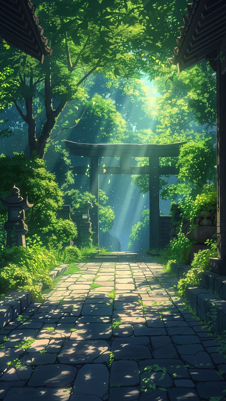 Animated Scenery, Background Pics, Dreamy Artwork, Cocoppa Wallpaper, Cool Anime Backgrounds, Background Ideas, Japon Illustration, Anime Backgrounds Wallpapers, Cool Wallpapers Art