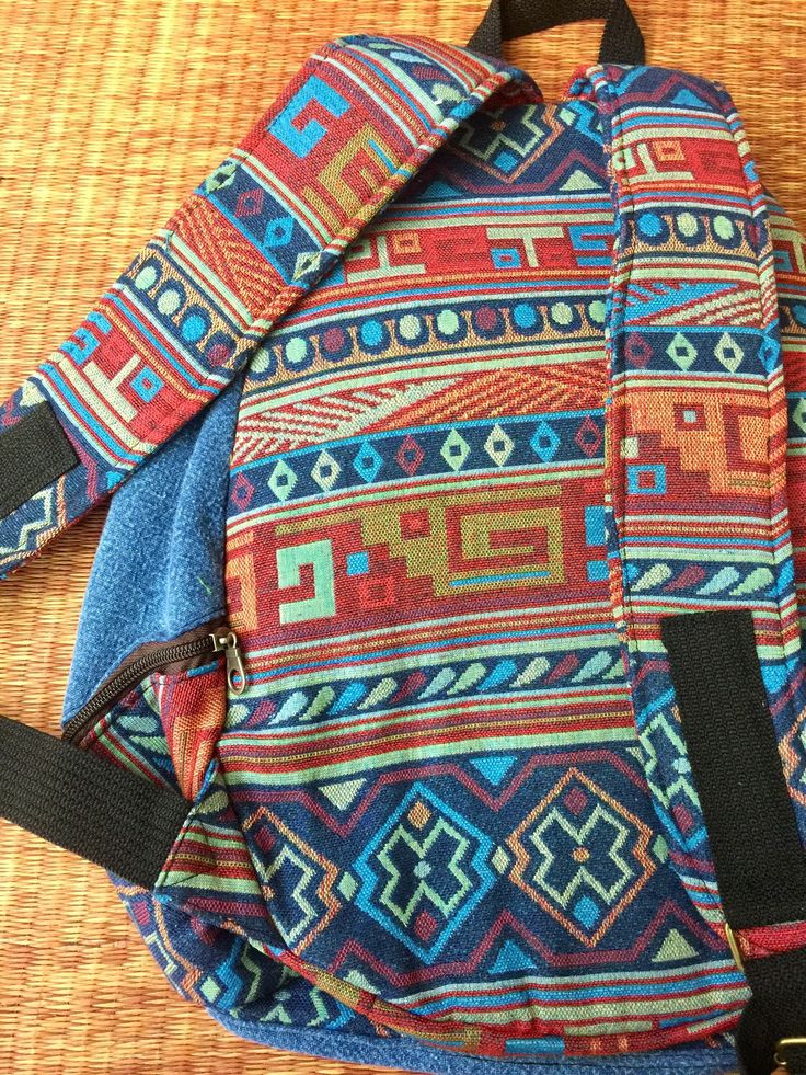 "✈️ For orders value over $55 (included shipping costs) shipment will Upgrade free to Express that package will be delivered in 3-5 business day worldwide. ❤️❤️ Unique pattern handmade backpack designed for convenience. travel or daily use It is handmade by local artisans in Thailand using cotton and unique boho handwoven patterns. Enough of space to store variety of stuff - take it to your school/college. yoga class. music festivals or just about anywhere and get ready for loads of compliments. Casual Multicolor Backpack For Festivals, Casual Multicolor Festival Backpack, Bohemian Standard Backpack For Daily Use, Bohemian Multicolor Backpack For Everyday Use, Bohemian Handmade Backpack For Travel, Bohemian Backpack For Daily Use, Multicolor Bohemian Backpack For Everyday Use, Bohemian Backpack For Festivals, Bohemian Handmade Travel Backpack