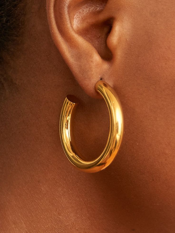 Bamboo Earrings, Slay All Day, Bold Earrings, Earring Post, Business Attire, Sleek Look, Every Girl, Style Board, Cocktail Dresses