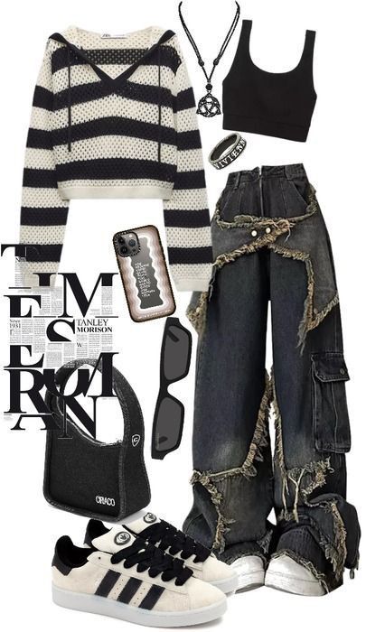 Outfit Ideas Shoplook, Tomboy Girl Outfits, Clothes For Tomboys, Tom Girl Outfits, Outfit Ideas Tomboy, Tomboy Clothes, Cute Tomboy Outfits, Tomboy Fits, Tomboy Outfit