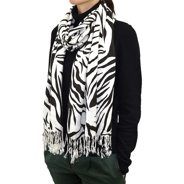 PRICES MAY VARY. Leopard & zebra print 100% cashmere Size: 28"x72" plus 3" fringe Weight: 5.1 oz. Care: hand wash, air dry Leopard & zebra print long scarf with fringe Scarf With Fringe, Cooling Scarf, Brands Fashion, Leopard Print Scarf, Fashion Scarves, Star Images, Long Scarf, Scarf Print, Zebra Print