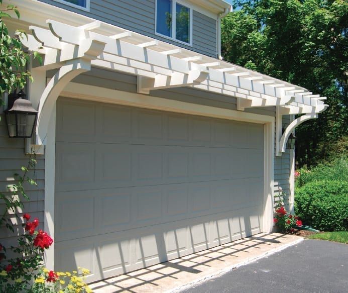 an image of a garage door with the words garage doors over it