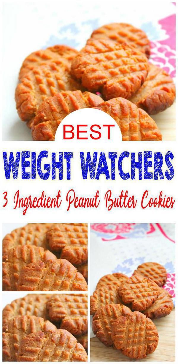 the best weight watchers are 3 ingredient peanut butter cookies that you can make at home