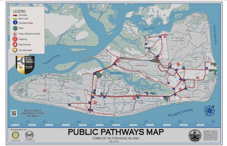 a map of the public pathways