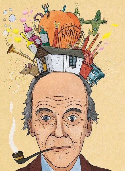 Roald Dahl Illustrations, Roald Dalh, Ronald Dahl, Bottle Buddy, Roald Dahl Day, School Library Decor, Roald Dahl Quotes, The Bfg, Arts Project