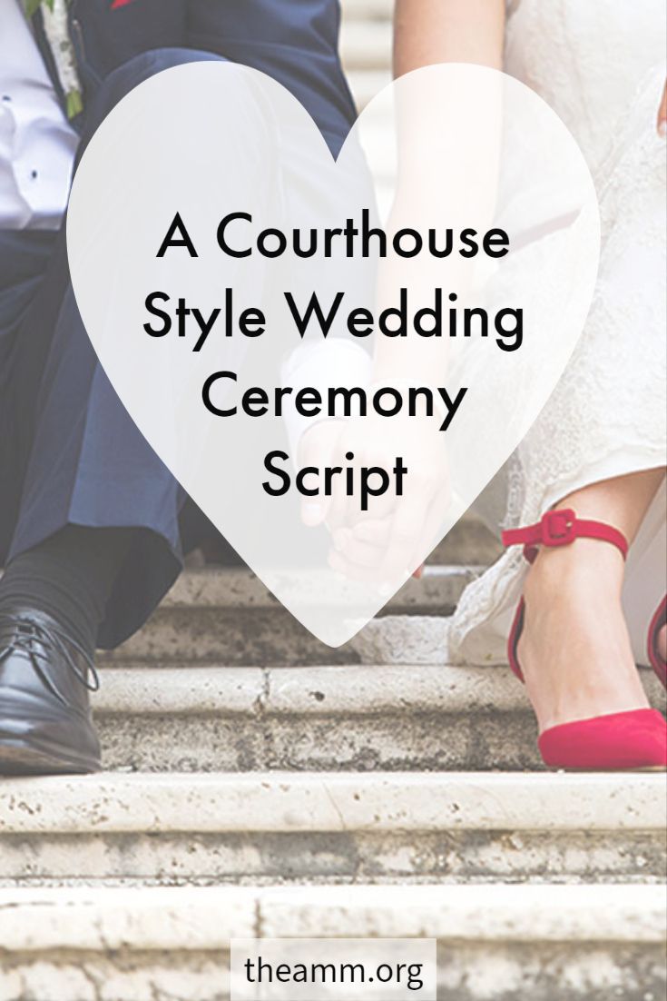 Newlyweds hold hands on the courthouse steps after having a short marriage ceremony, the photo shows a close up on their hands and shoes where they are seated Pronouncement Of Marriage, Wedding Script For Officiant, Simple Wedding Ceremony Script, Secular Wedding Ceremony, Simple Wedding Vows, The Meaning Of Marriage, Exchange Of Rings, Wedding Officiant Business, Meaning Of Marriage