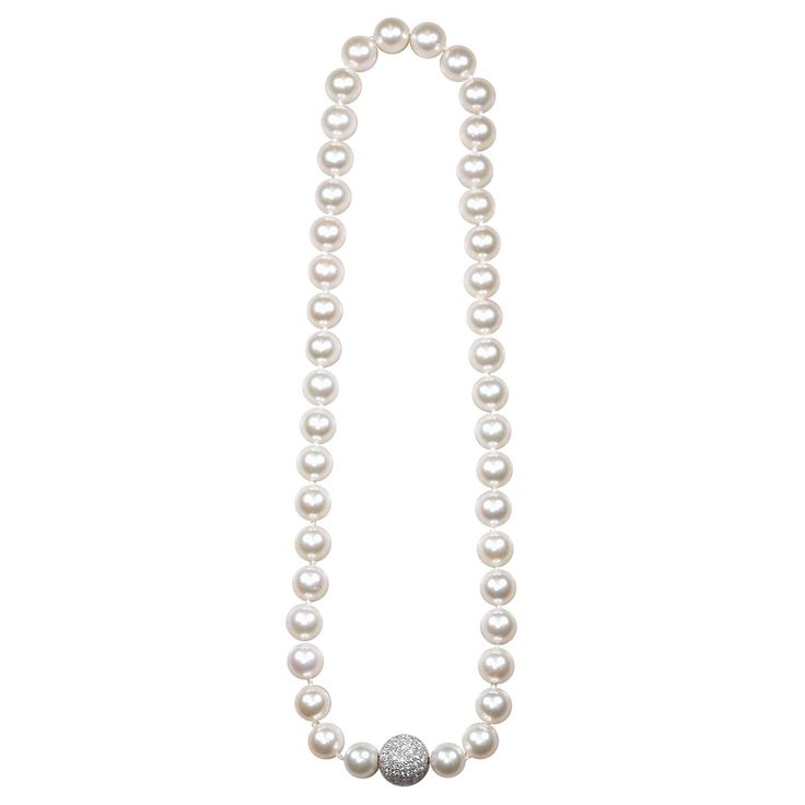 Anika Calhoun (Grace Byers) wore this Classic Strand Necklace with Diamond Ball Clasp in Empire Season 1 Pearl Necklace With Diamond, Double Strand Pearl Necklace, Diamond Ball, Necklaces Beaded, Necklace With Diamond, Red Coral Necklace, Coral Beads Necklace, Pearl Strands Necklace, Pearl And Diamond Necklace