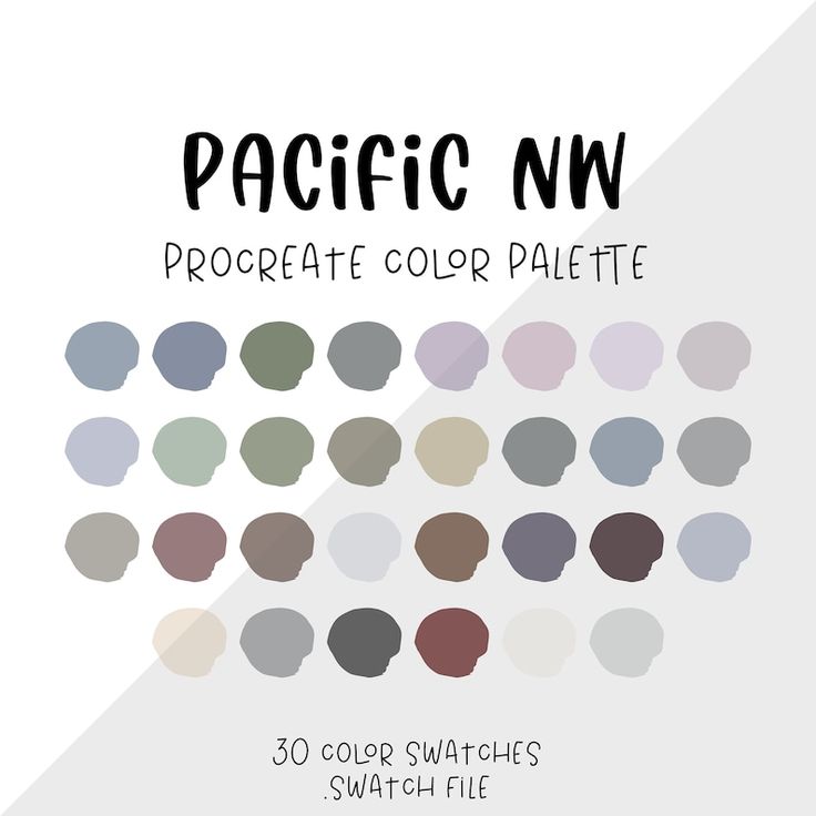 a poster with the words pacific nw and an image of people's heads in different colors