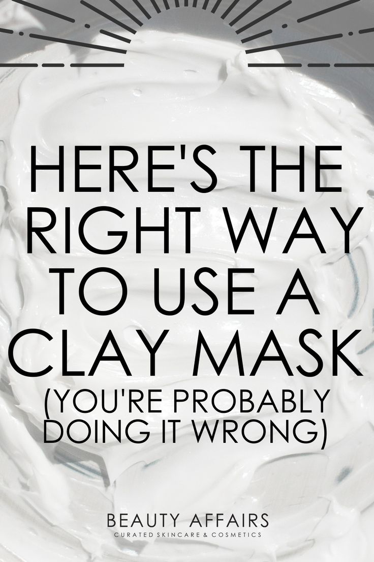 Clay Mask Benefits, White Clay Mask, Mud Masks, Mask Skin, Skincare Habits, Pore Mask, Beauty Content, Right And Wrong, Clay Face Mask