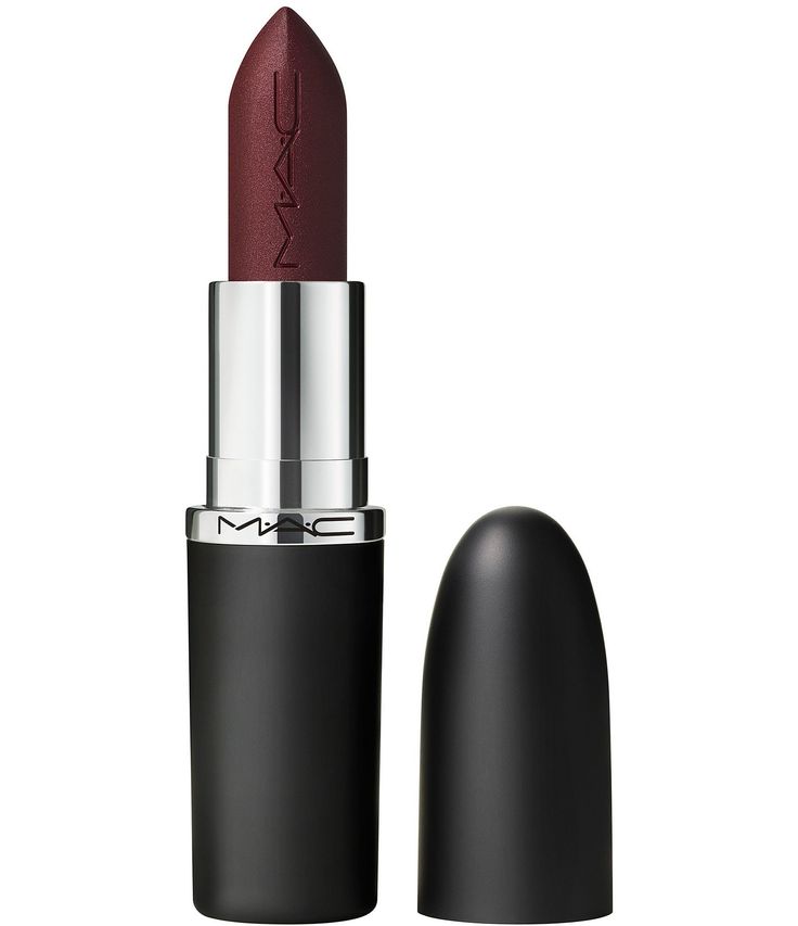 MAC's iconic lipstick has been maxed out to give lips more with a silky-matte finish and good-for-lips formula that looks richer&#x2C; feels better and lasts longer. Get more color with full-coverage&#x2C; pigment-rich payoff in MAC's widest range of artist-approved shades. Get more comfort with a creamy blend of coconut oil&#x2C; shea butter and cocoa butter that conditions and nourishes lips. Get more care with instant and e Mac Spice It Up Lipstick, Wine Colour Lipstick, Mac Spice It Up, Mac Sin Lipstick, Mac Sin, Mac Spice, Mac Lipstick Collection, 1930 Style, Mac Diva