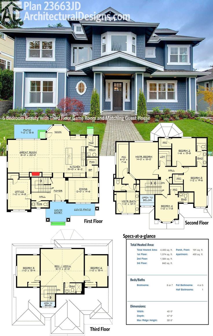 two story house plans with lots of room and floorplans for the front yard