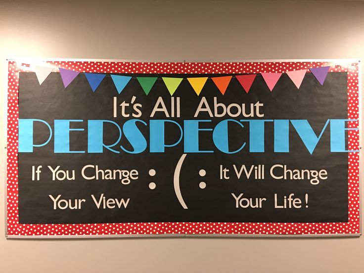 a sign that says it's all about perspective