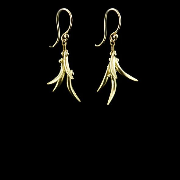 Backwards Tusks Earring – tenthousandthingsnyc Refined Yellow Gold Jewelry With Matching Earrings, Timeless Hallmarked Dangle Earrings, Formal Hand Forged White Gold Jewelry, Refined 14k Gold Jewelry With Matching Earrings, Hand Forged Fine Jewelry For Formal Occasions, Formal Hand Forged Fine Jewelry, Elegant Hand Forged Jewelry As Gift, Sterling Silver Earrings For Everyday Elegance, Elegant Hand Forged 14k Gold Jewelry