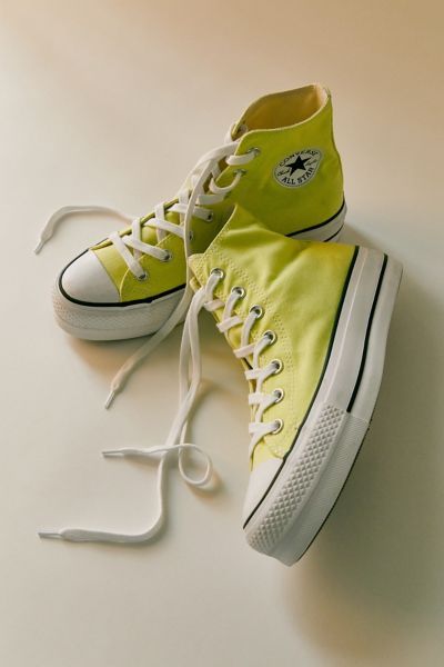 Converse Chuck Taylor All Star Canvas Platform High Top Sneaker | Urban Outfitters Platform Converse, Converse Chuck 70, Hype Shoes, High Top Sneaker, Aesthetic Shoes, Swag Shoes, Star Sneakers, Converse Chuck Taylor All Star, Dream Shoes