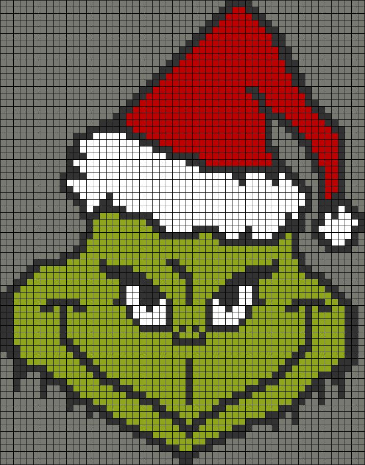 the grin face with a santa hat on it's head is depicted in an ugly knitted pattern