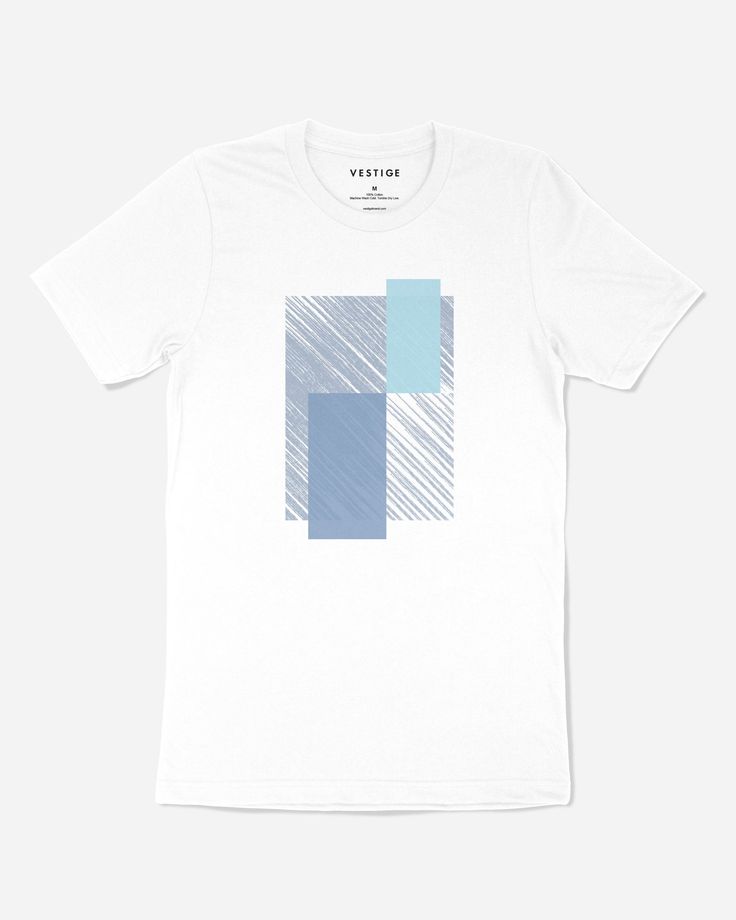 Our best-selling, abstract art graphic tee. VESTIGE designs take inspiration from modern art and NYC— where the brand was born. The shirt is cut in soft cotton and screen printed with our exclusive in-house design. Minimalist Graphic Print T-shirt With Short Sleeves, Cotton Crew Neck T-shirt With Abstract Print, Cotton Graphic Tee With Abstract Print, Modern Screen Print T-shirt For Streetwear, White T-shirt With Abstract Print For Summer, Modern White Top With Logo Print, Artistic Cotton T-shirt With Abstract Print, Cotton T-shirt With Abstract Print For Streetwear, Artistic White T-shirt With Screen Print