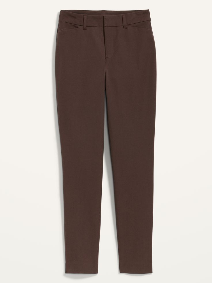 "The Pixie pants you love, now in a more flattering fit & fabric.  Double hook-and-bar closure and zip fly.  Diagonal on-seam pockets in front; decorative welt faux-pockets in back.  Smoothing pocket lining holds you in for a slimming effect.  Soft-w Fall Dress Pants With Button Closure And Tapered Leg, Ankle-length Workwear Pants With Button Zip Fly, Ankle-length Work Pants With Button Zip Fly, Versatile Mid-rise Dress Pants For Fall, Versatile Fall Pants With Belt Loops, Versatile Pants With Belt Loops For Fall, Stretch Dress Pants With Belt Loops For Fall, Fall High-waisted Dress Pants With Belt Loops, High-waisted Dress Pants With Belt Loops For Fall