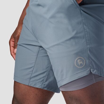 Made with a movement-friendly stretch and moisture-wicking polyester, our Backcountry Destination 7in Lined Short delivers warm weather comfort whether we're breaking a sweat on the trail or resting at home. Plus, the secure pocket space and an adjustable waist drawcord add on-the-go functionality and laid-back style. Lightweight Sporty Activewear For Outdoor Activities, Gray Breathable Athletic Shorts For Training, Breathable Gray Athletic Shorts For Training, Go-dry Athleisure Athletic Shorts For Outdoor, Gray Sportswear Activewear For Outdoor, Sporty Go-dry Athletic Shorts For Outdoor, Casual Compression Activewear For Outdoor Activities, Lightweight Nylon Athletic Shorts For Sports, Functional Athletic Shorts For Outdoor Activities