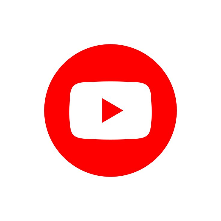 a red play button with an arrow in the middle