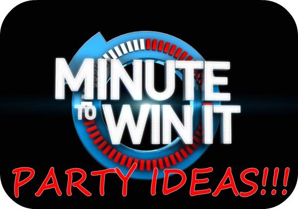 the logo for minute to win it party ideas