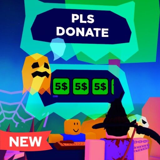 an animated image of a person holding up a sign that says pls donate $ 55