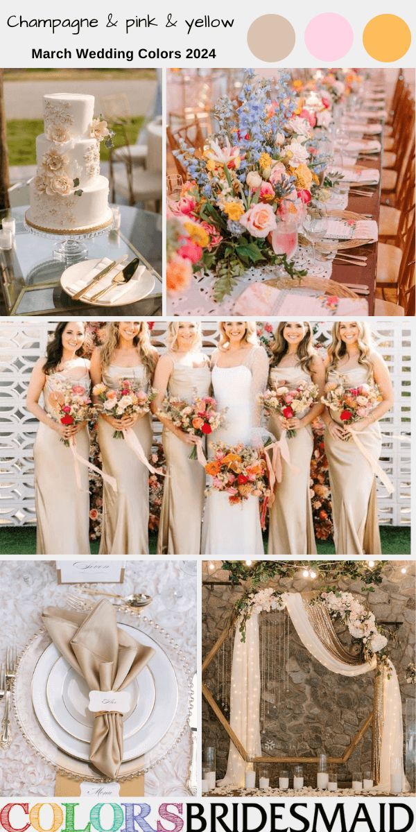 wedding color palettes for the bride and groom