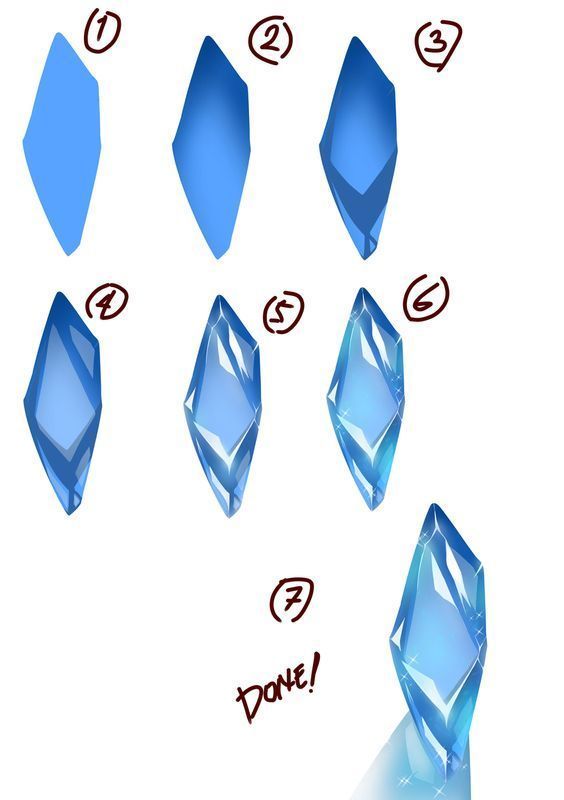 several different shapes and sizes of blue diamonds with the words don't on them