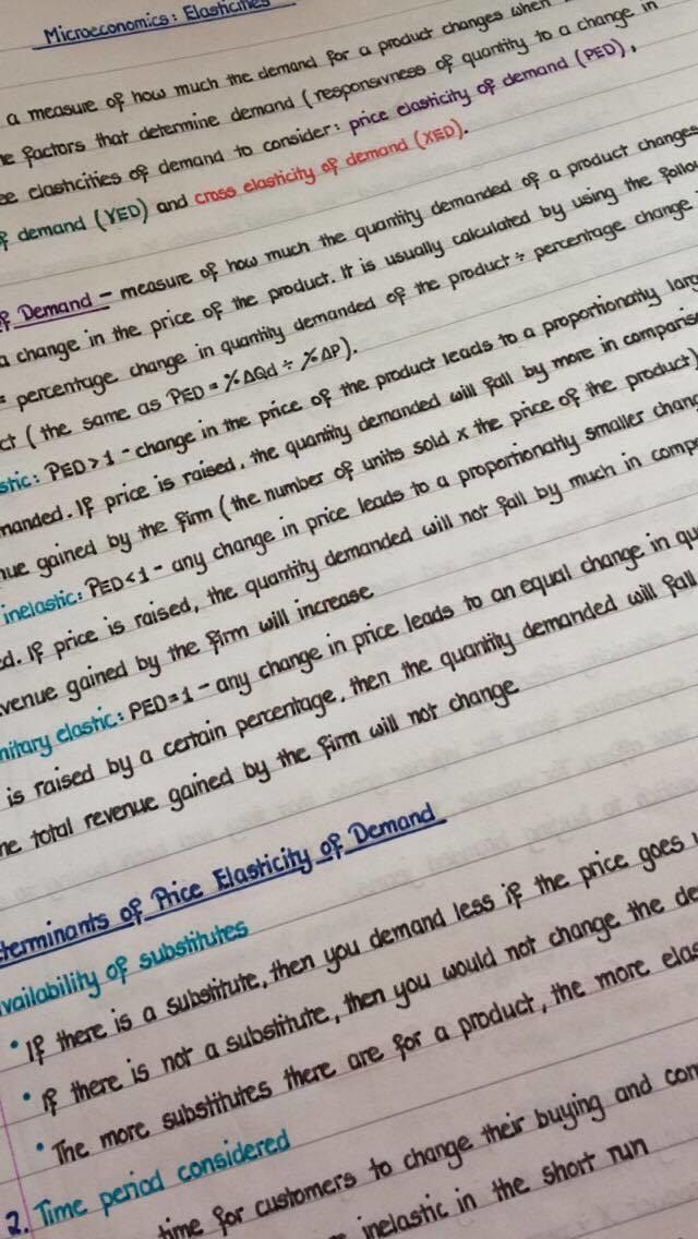 a close up of a paper with writing on it's side and the words in different colors