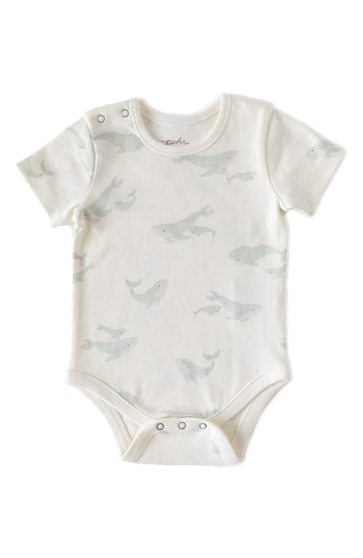 An artistic pattern energizes a short-sleeve bodysuit made from lightweight organic cotton. 100% organic cotton Snaps between legs Machine wash, tumble dry Imported Casual Fitted Printed Short Sleeve Bodysuit, Casual Printed Fitted Short Sleeve Bodysuit, Fitted Organic Cotton Onesie For Playtime, Fitted Short Sleeve Bodysuit For Playtime, Summer Cotton Short Sleeve Bodysuit, Summer Short Sleeve Cotton Bodysuit, Fitted Short Sleeve Printed Bodysuit, Fitted Printed Bodysuit With Short Sleeves, Fitted Organic Cotton Bodysuit For Playtime