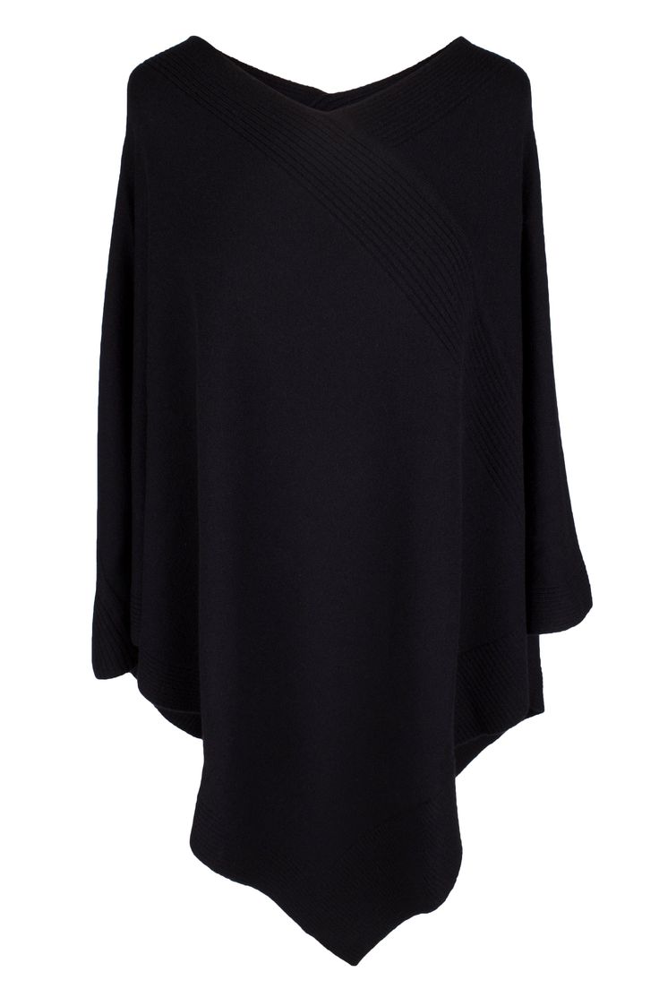 Our Ladies Cashmere Poncho is perfect for wearing to weddings, dinner parties, or even every day. It's elegant, and light enough to wear indoors as well as out. Wear over a white shirt with jeans for that classy casual look. Made from 2 ply Italian Cashmere from Cariaggi, the cashmere poncho is luxuriously soft and of the highest quality. Available in classic & bright colours. ONE SIZE 2 PLY CASHMERE PONCHO MADE WITH ITALIAN CASHMERE Elegant Oversized Black Cape, Elegant Black Oversized Cape, Elegant Spring Cape Top, Elegant Evening Poncho For Fall, Elegant Cape Top For Spring, Elegant Solid Poncho For Fall, Chic Long Sleeve Cape For Layering, Elegant Fall Poncho For Workwear, Elegant Fall Poncho For Work