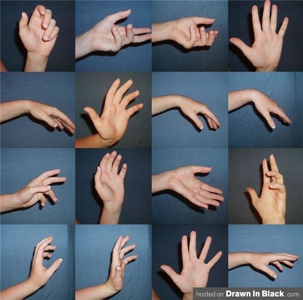 many different images of hands reaching for something