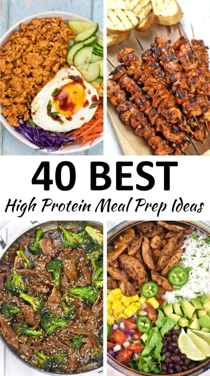 the top 10 best high protein meal prep ideas to eat in less than 30 minutes