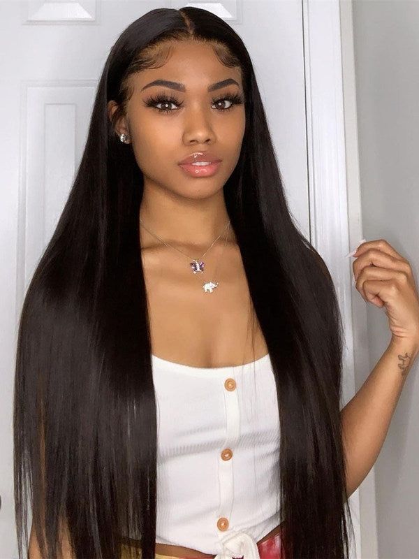 Chinalacewig Royal Film HD 360 Lace Human Hair Wigs Free Part NCF163 Long Hair Wigs, Hair Knot, Colored Wigs, Wigs Online, Headband Wigs, Lace Hair, Human Hair Wig, Straight Human Hair, Roots Hair