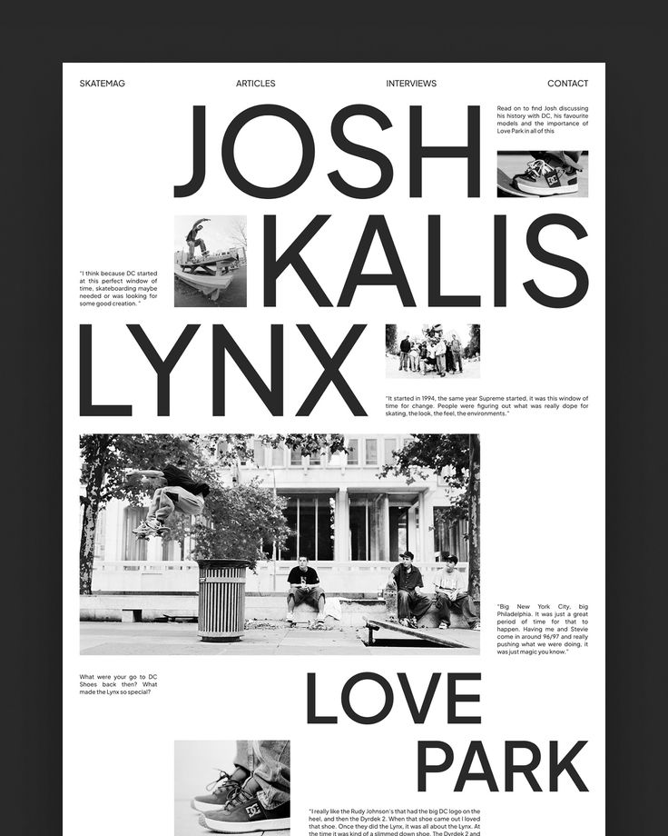 the front page of a magazine with black and white images