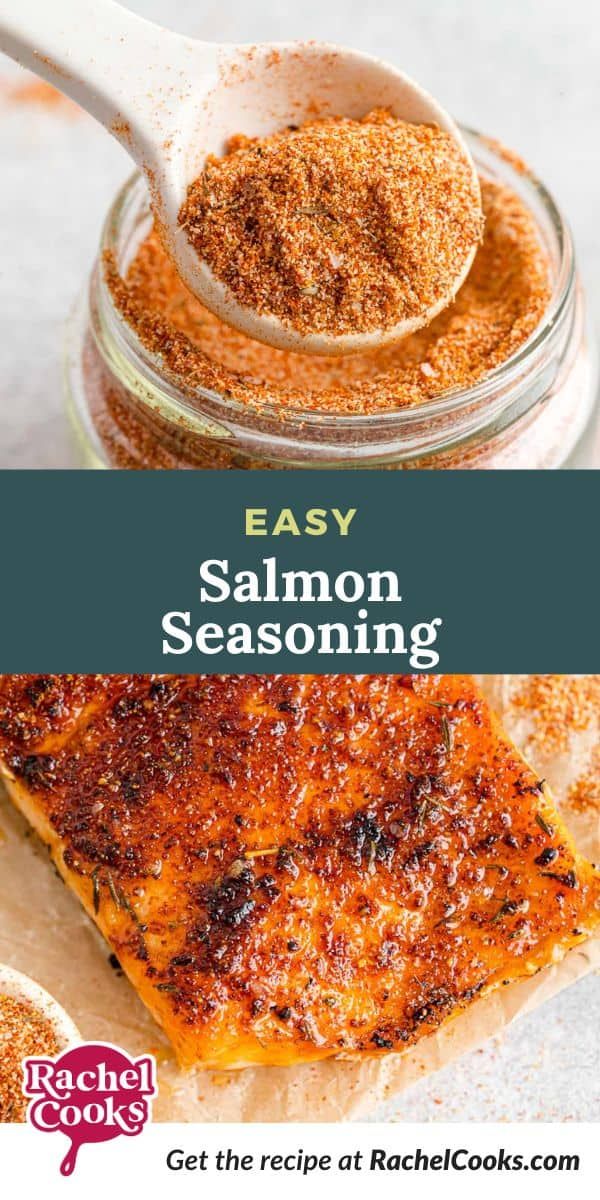 easy salmon seasoning recipe in a jar