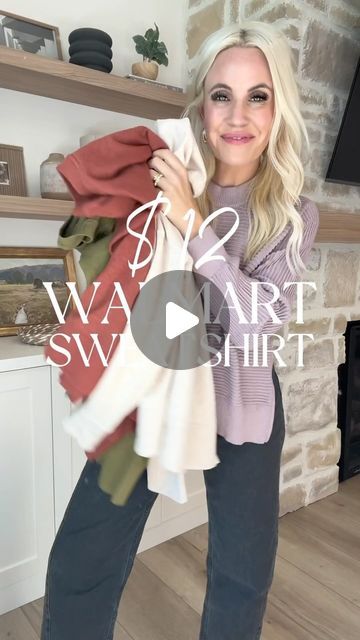 Chloee Huseman on Instagram: "This $12 Walmart sweatshirt is a fall staple. It comes in tons of colors and is fully stocked. I sized up to a large for an oversized fit! It’s a great one to pair with leggings and jeans. 

Comment SHOP below to receive a DM with the link to shop this post on my LTK ⬇ https://liketk.it/4ShQw #ltkstyletip #ltkfindsunder100 #ltkfindsunder50 Casual easy outfit idea, walmart finds, mom style, easy fall trends, fall outfits 
.
Are we ready for fall weather?" Fall Staples, Walmart Sweatshirt, Easy Outfit, Walmart Finds, Ready For Fall, Easy Fall, Fall Weather, Mom Style, Outfit Idea