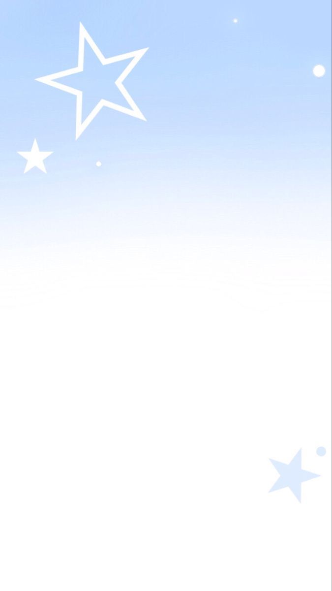 a blue and white background with stars in the sky