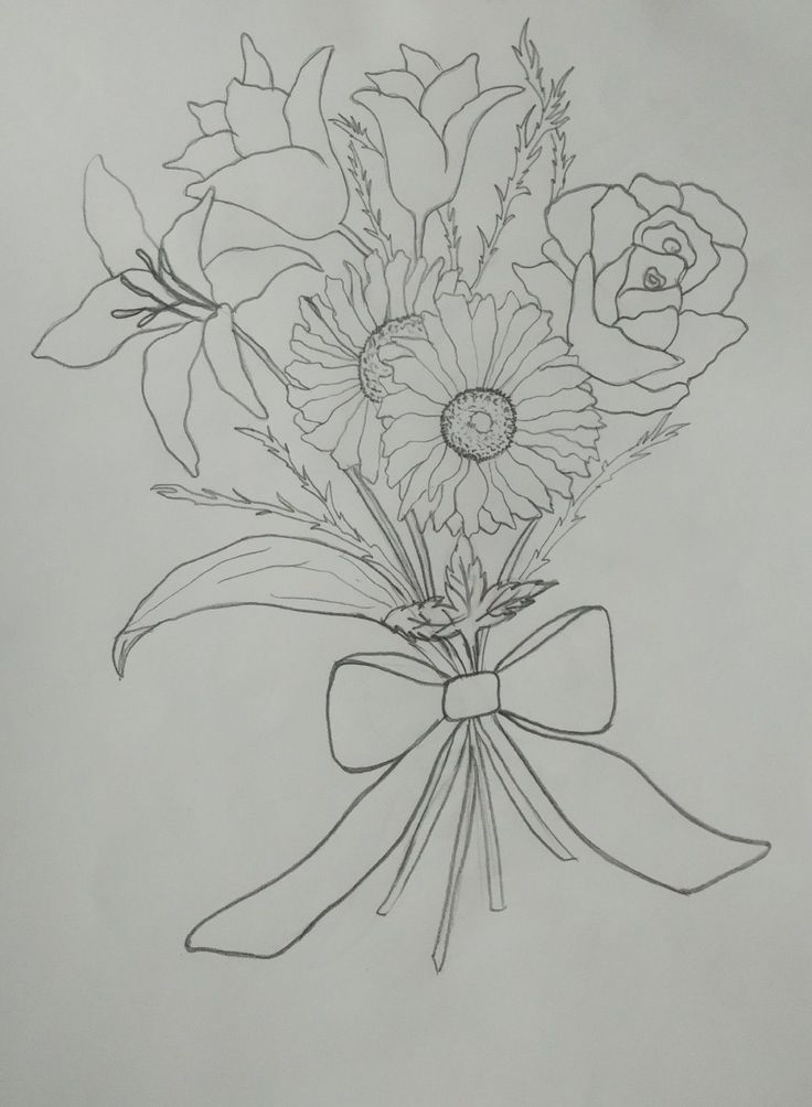 pencil drawing easy bouquet design flowers bouquet handmade handDrawn Flower Bouquet Sketches Pencil, Bouquet Art Drawing, Cute Bouquet Drawing, Cute Flower Bouquets Drawings, Aesthetic Flower Bouquet Drawing, Drawing A Bouquet Of Flowers, Drawing Of Flower Bouquet, How To Draw A Bouquet Of Flowers Easy, Floral Arrangement Drawing