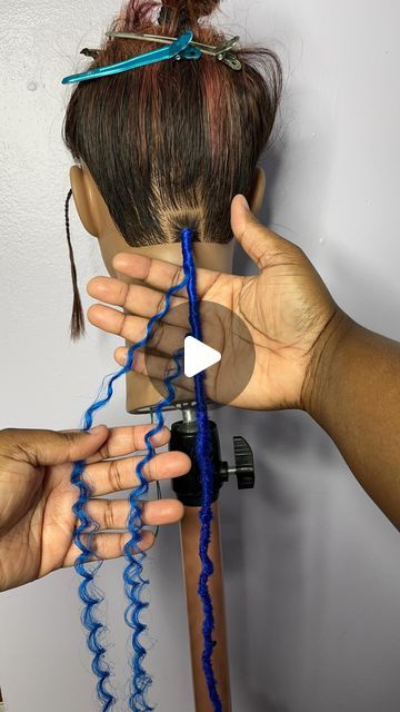 Faux Locs Using Braiding Hair, How To Add Human Hair To Locs, Updo Hairstyles With Locs, Refresh Faux Locs, Individual Crochet Faux Locs Hairstyles, How To Do Faux Locs, How To Do Faux Locs Tutorials, Faux Locs On Short Hair, Faux Locs Over Real Locs