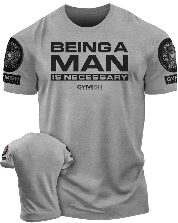 Being A Man is Necessary Workout T-Shirt, Funny Gym Shirts, Lifting T-Shirt, Deadlift Pre-shrunk Cotton T-shirt For Training, Pre-shrunk Cotton Training T-shirt, Powerlifting Shirts, Gym Shirts Mens, Being A Man, Weightlifting Shirts, Fitness Shirts, Funny Gym Shirts, Gym Games