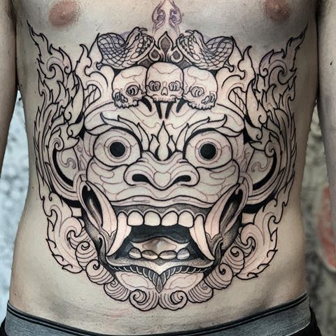 Stomach Tattoo, Mask, Instagram Photos, Tattoos, Instagram