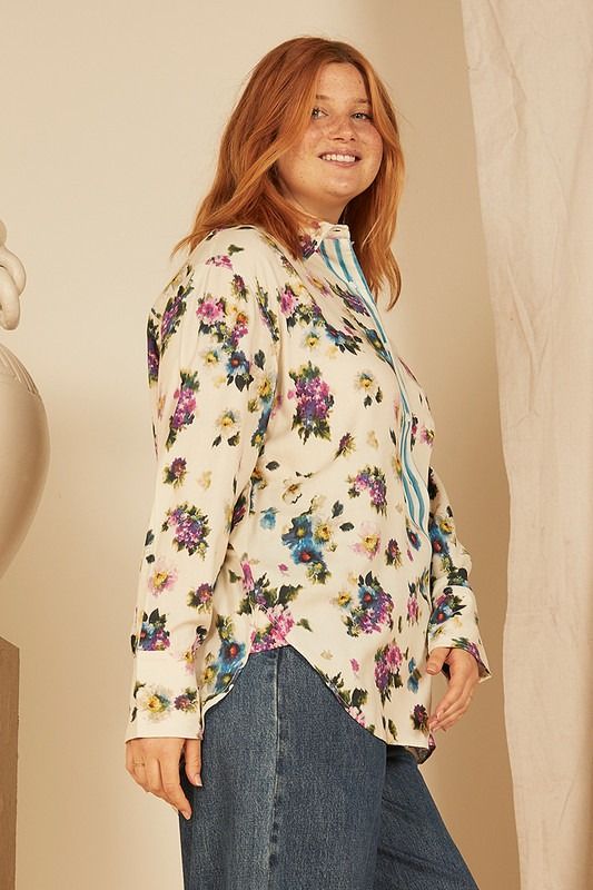 Bohemian Traders easy fit shirt is cut for a boxy fit in luxurious rayon and delicately printed with an array of vintage-inspired florals. Super Bloom, Steam Press, Australian Fashion Designers, Australian Fashion, Fit In, Fashion Designer, Fabric Care, Workout Shirts, Vintage Inspired