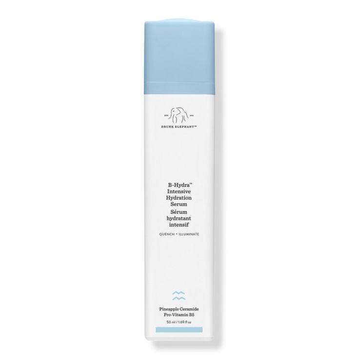 Drunk Elephant's B-Hydra Intensive Hydration Serum is a cool drink of water for thirsty skin. This ultra-hydrating serum visibly replenishes the complexion and improves the look of skin's tone and texture. Drunk Elephant Skincare, Hydration Serum, Bday Wishlist, Sephora Skin Care, Chemical Sunscreen, Sleepover Ideas, Pretty Skin Care, Skin Care Items, Hydrating Serum