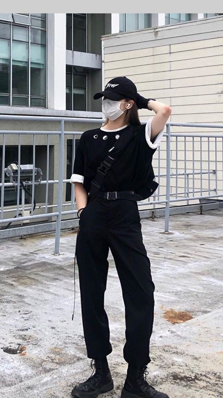 Pakaian Tomboy Korea Swag, Korean Tomboy Aesthetic, Korean Tomboy Outfits, Korean Tomboy, Style Outfits Winter, Tomboy Outfits Swag, Boyish Outfits, Boyish Style, Outfit Korean Style