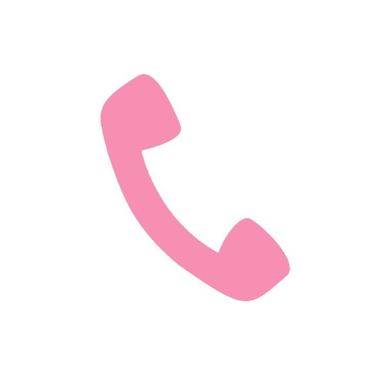 a pink phone is shown against a white background with the letter t on it's side