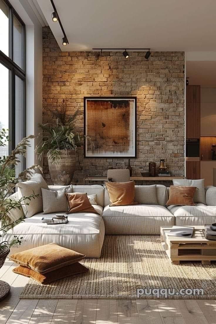 a living room filled with lots of furniture and large windows overlooking the outside cityscape