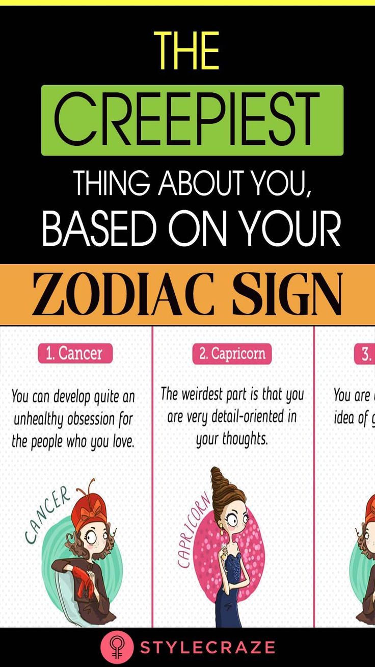 the crepiest thing about you based on your zodiac sign is that it can be confusing