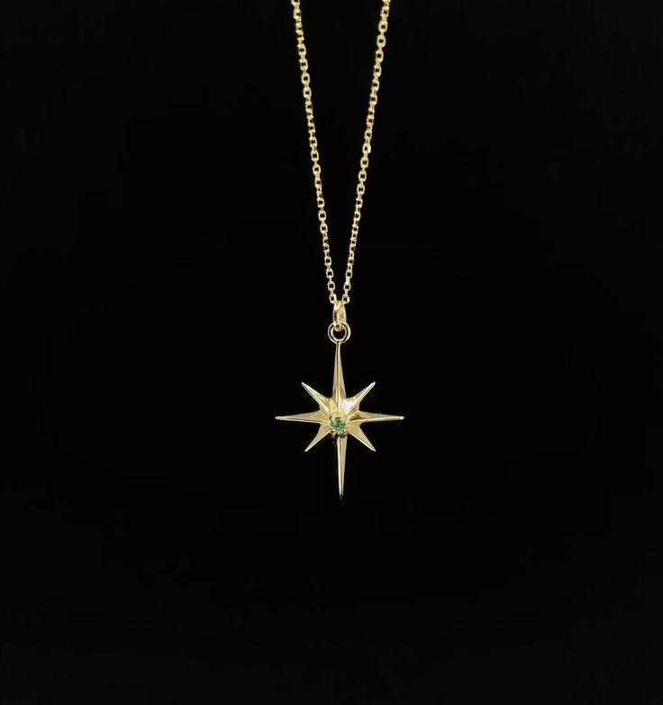 The 14k solid gold Northern Star Gemstone Pendant symbolizes facing and embracing ones fears, and finding that which guides us. Pendant measures 22mm x 18mm and has a 2mm center stone. Northern Star, Solid Gold Chains, Birthstone Pendant, Star Pendant, Personalized Necklace, Gemstone Pendant, Gold Chains, Cross Necklace, Solid Gold