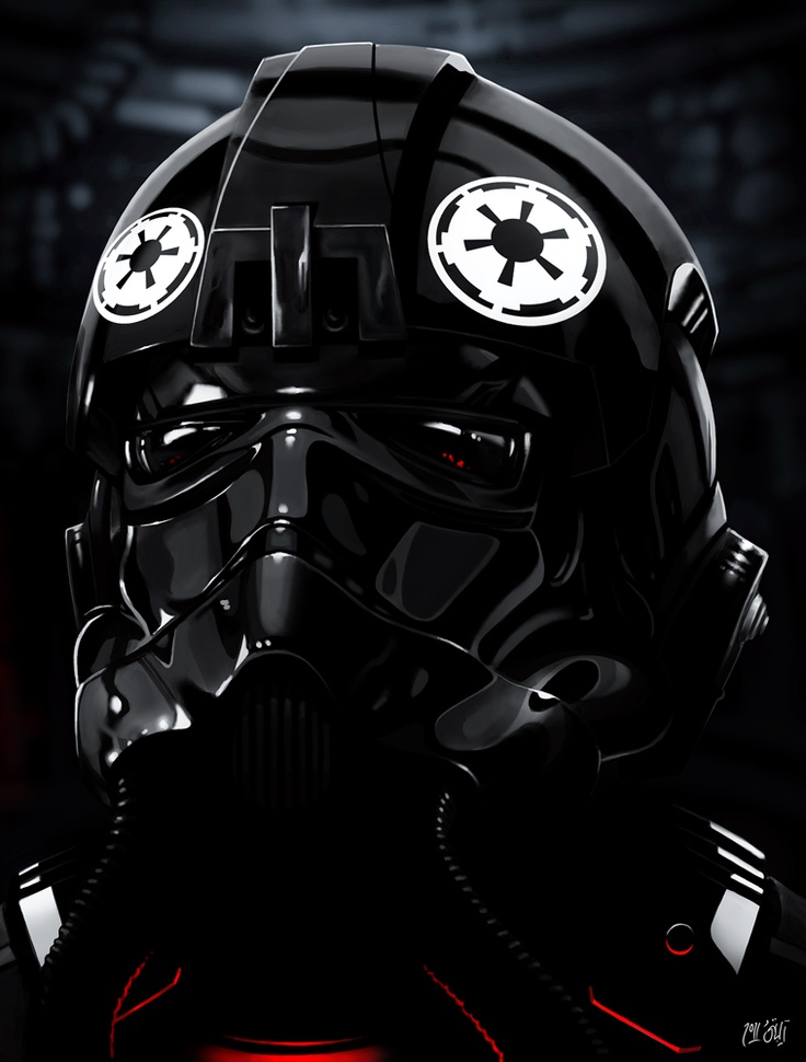 darth vader helmet is shown in this dark background with red light coming from the side