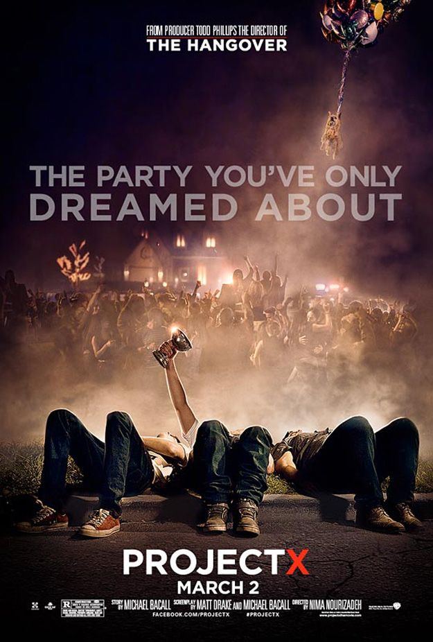 the movie project x is shown in french